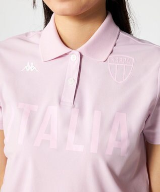 FILA GOLF／marie claire 【Kappa】半袖ポロシャツ ピンク