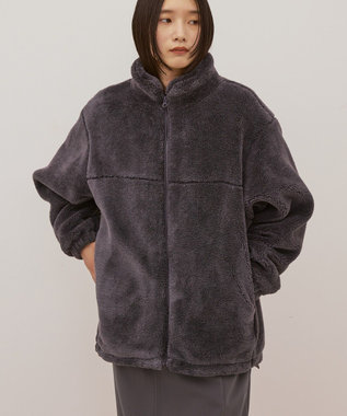 AMERICAN HOLIC スタンドカラーミニファーブルゾン