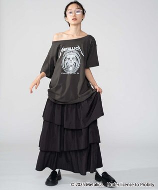 WEGO 別注MetallicaオフショルビッグT 柄3