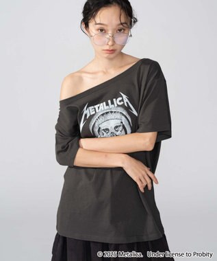 WEGO 別注MetallicaオフショルビッグT 柄3