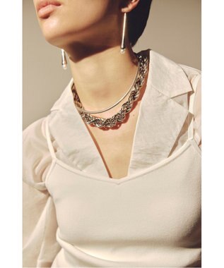 uncrave スムースニット キャミソール(カップ付き) オフ