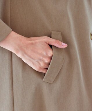 Tiaclasse 【洗える】ステンカラーコート ベージュ