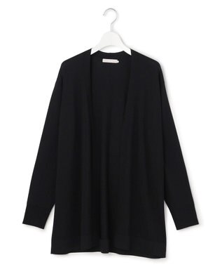 ICB L 【先行予約】 シンセティックハイゲージ ロングカーディガン ブラック