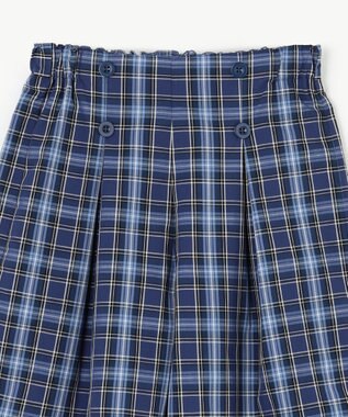 組曲 KIDS 【150-160㎝】チェック ショートパンツ ネイビー系5