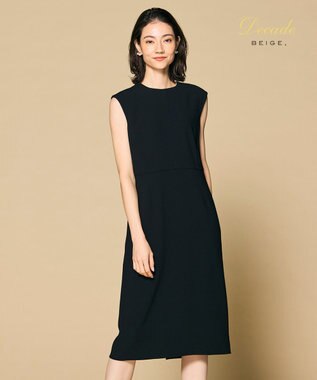 BEIGE， CINDY / クルーネックドレス