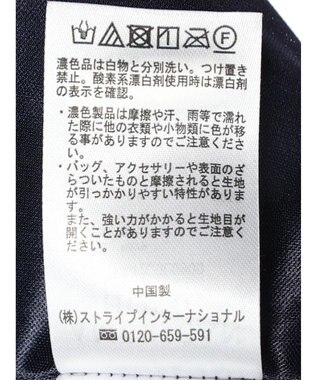 AMERICAN HOLIC 丈違いプリントプリーツスカート Navy