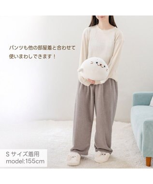 Mother garden しろたん モコモコ ルームウェア 　S　M ホワイト×グレー