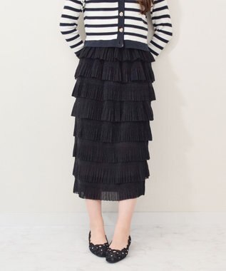 Bridget Birkin 【Bridget Birkin】フラワーカットワークラメパンプス ブラック雑材