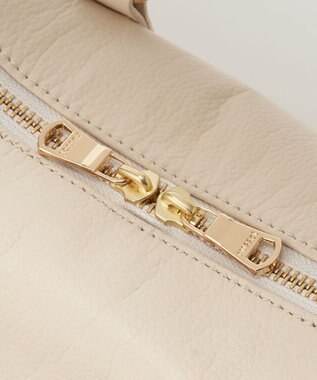 russet 《composition》レザー2WAYミニボストンバッグ(CE-1684) Ivory