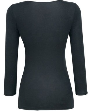 WACOAL インナー 綿100％(身生地) オーガニックコットンを使用 ムレにくい 8分袖 長袖 レディース CLD329 /ワコール ブラック