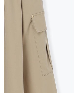 Te chichi カーゴフレアスカート ベージュ