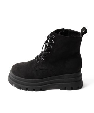 WEGO レースアップショートブーツ ブラックその他