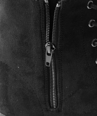 WEGO レースアップショートブーツ ブラックその他