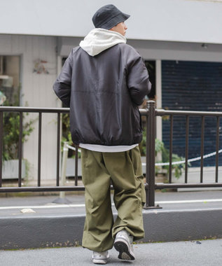 WEGO リバーシブルボアブルゾン ホワイト