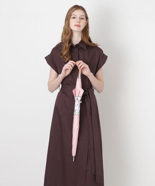 MOONBAT ポール & ジョー (PAUL & JOE ACCESSOIRES) ABC Garden アニマル 長傘 竹手元 ピーチ