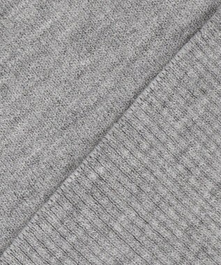 UNFILO スタイルアップニット カーディガン ライトグレー系