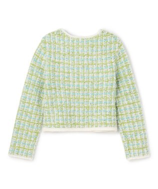 TOCCA 【百田夏菜子さん着用】FLUFFY PATH ニットジャケット ライトグリーン系