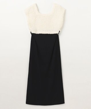 GRACE CONTINENTAL ツイーディーコンビニットワンピース キナリ