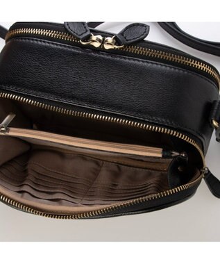 UNBILLION アトランタ ATLANTA / 牛革BOX型ウォレットショルダー ブラック