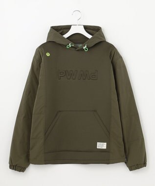 PW CIRCULUS 【MEN】中綿コンビデタッチャブルフーディ カーキ系