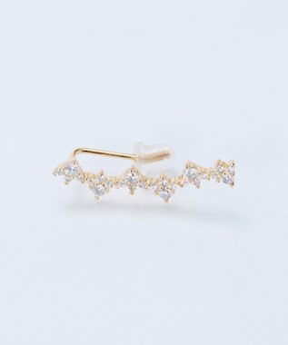 Phoebe 2wayスターダストピアス&イヤリング(片耳) クリア