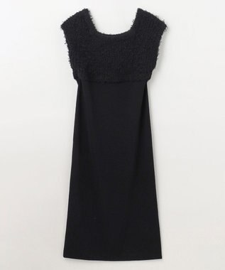 GRACE CONTINENTAL ツイーディーコンビニットワンピース ブラック