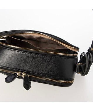 UNBILLION アトランタ ATLANTA / 牛革BOX型ウォレットショルダー ブラック