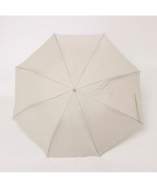 UNBILLION カシュネ cachenez / PUグレースフラワー刺繍トップレス2段折りたたみ傘 ベージュ