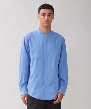 UNFILO MENS コンフォート バンドカラーシャツ  [24年秋冬商品]