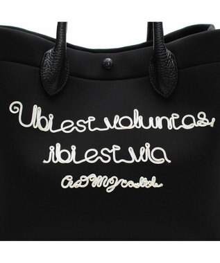 A.D.M.J. 【魔法の様に軽い】マジックライトコード刺しゅうトート25cm NE/AZU