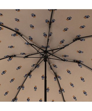 MOONBAT POLO RALPH LAUREN 折りたたみ傘 FLAG BEAR ツイル ベージュ