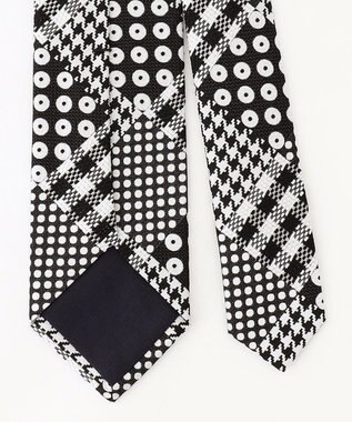 JOSEPH HOMME クラシックパッチワーク　ネクタイ ブラック系7