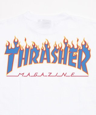WEGO 【ユニセックス着用ITEM】THRASHER　FRAME　LOGO　T（SS） ホワイト