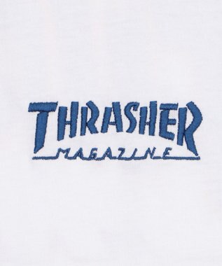 WEGO 【ユニセックス着用ITEM】THRASHER　FRAME　LOGO　T（SS） ホワイト