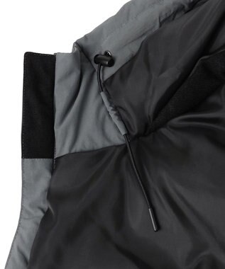 J.PRESS MEN 【WEB・一部店舗限定】フーデット ダウンジャケット ライトグレー系