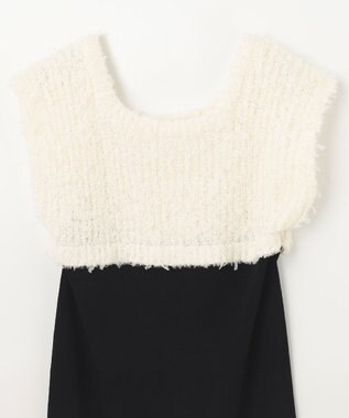 GRACE CONTINENTAL ツイーディーコンビニットワンピース キナリ