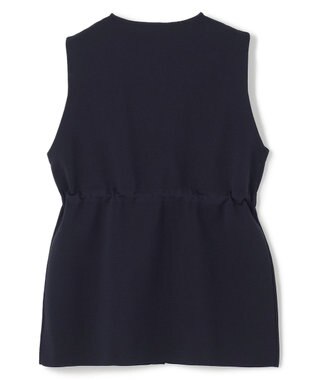 UNFILO フォルムニットジレ ネイビー