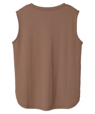 Green Parks ・ＳＵＧＡＲ　ＳＰＯＯＮ　冷感リブノースリーブ Light Brown