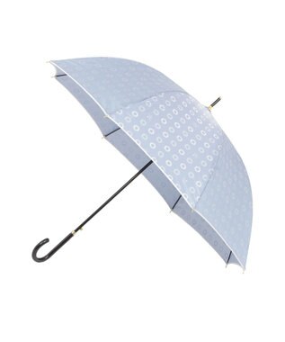 MOONBAT LANVIN en Bleu 長傘 ジャカード×パイピング