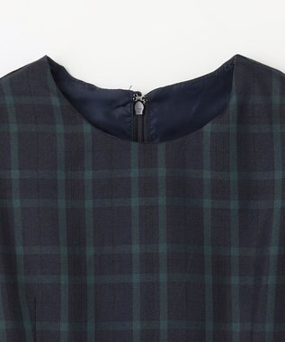 ANY KIDS チェック ジャンパースカート ブラックウォッチ