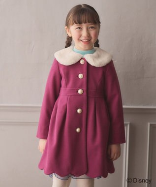 ANY KIDS ウール ライク コート ローズ