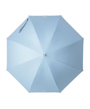 MOONBAT 【軽量】POLO RALPH LAUREN 晴雨兼用日傘 長傘 PP刺繍／一級遮光 遮熱 UV サックス×イエロー