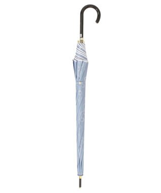 MOONBAT LANVIN en Bleu 長傘 ジャカード×パイピング サックスブルー
