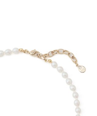 23区 グラデーション パール ネックレス ホワイト系