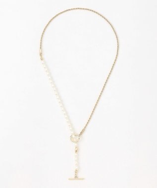 ANY ツイストチェーンミックスネックレス ライトゴールド