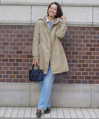 J.PRESS LADIES L 裏毛 ハーフジップ プルオーバー グレー系