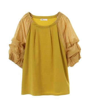 CRAFT STANDARD BOUTIQUE ホイップスリーブブラウス Mustard