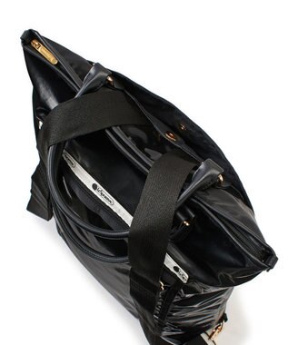 LeSportsac EVERYDAY TH CITY BKPK/アップタウンブラックシャイン/ブラック2 アップタウンブラックシャイン/ブラック2