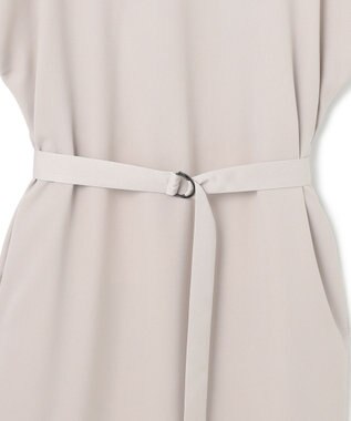 ICB L 【WEB限定・接触冷感・UVケア・速乾・防シワ・洗える】 FluidBackSatin  ワンピース トープ系