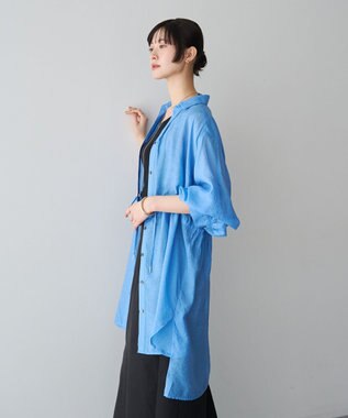 YECCA VECCA シアー2way袖バルーンチュニック